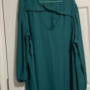 Torrid Teal Blouse